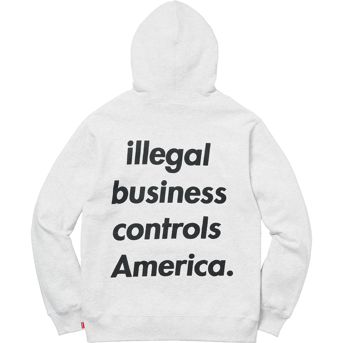 Illegal Business Hooded Sweatshirt view 6